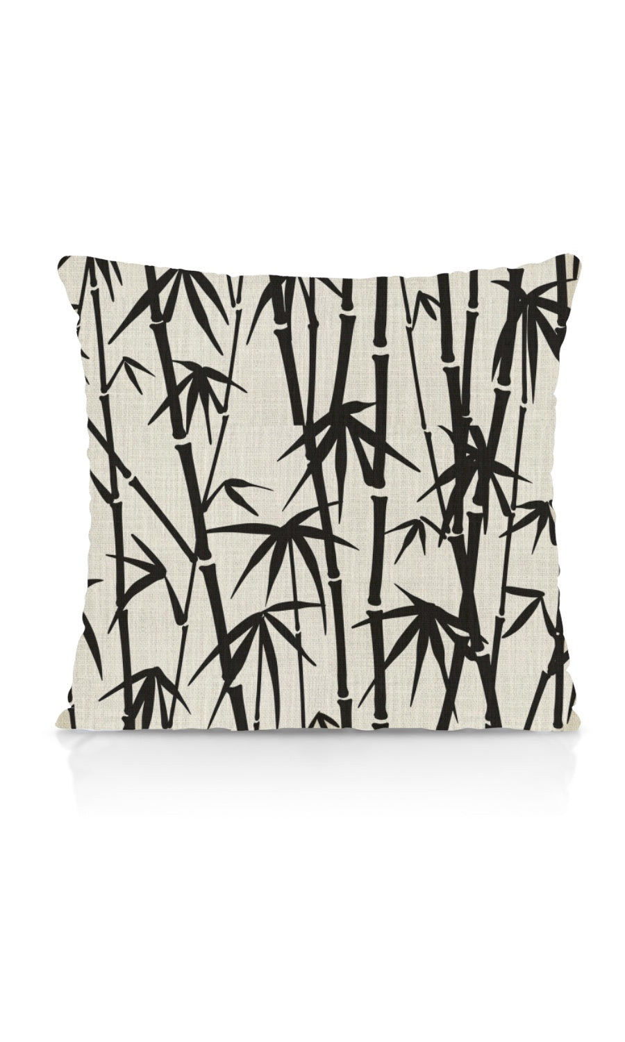 Botanical Printed Home Textile Fabric Material By the Metre (Black/ Milky White)