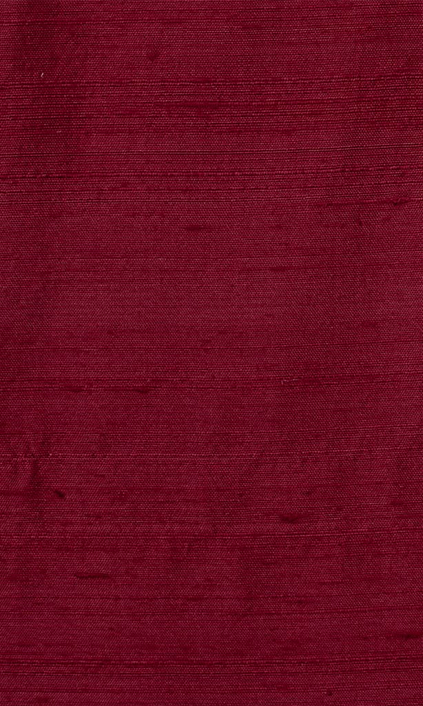 Pure Silk Home Textile Fabric Material By the Yard (Raspberry Red)