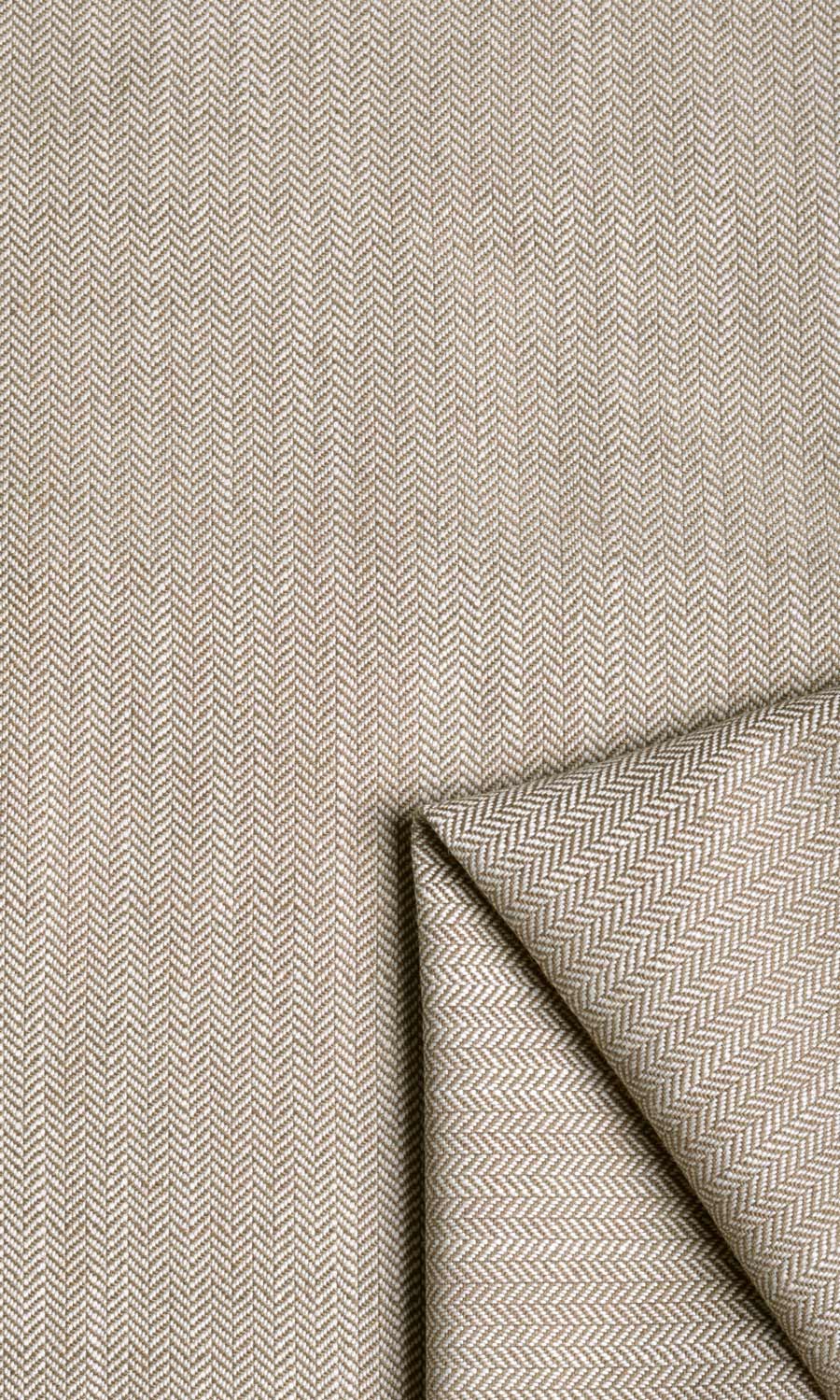 Herringbone Textured Fabric Material By the Yard (Cedar Brown)