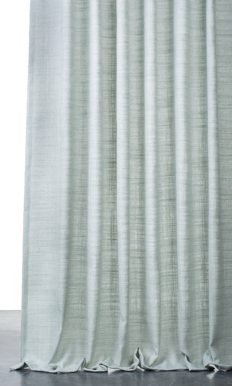 Linen Texture  Home Textile Fabric Material By the Yard (Powder Blue)