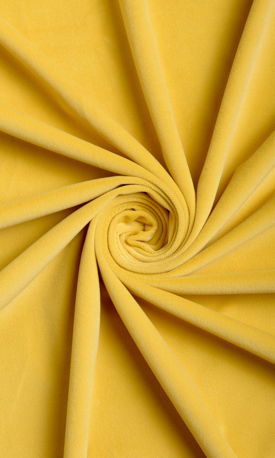 Velvet Home Décor Fabric By the Yard (Yellow)