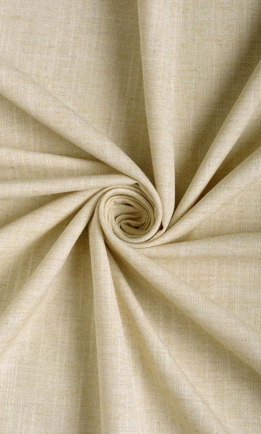 Plain Linen Texture Home Décor Fabric By the Yard (Pale Beige)