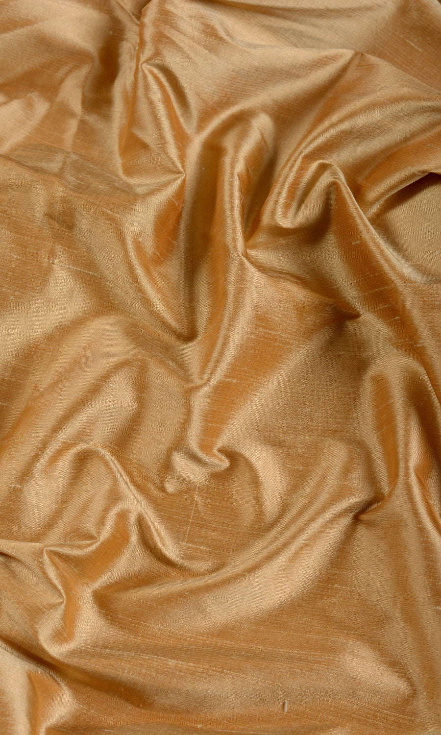 Shantung Silk Fabric By the Yard for Curtains & Drapes (Mustard Gold)