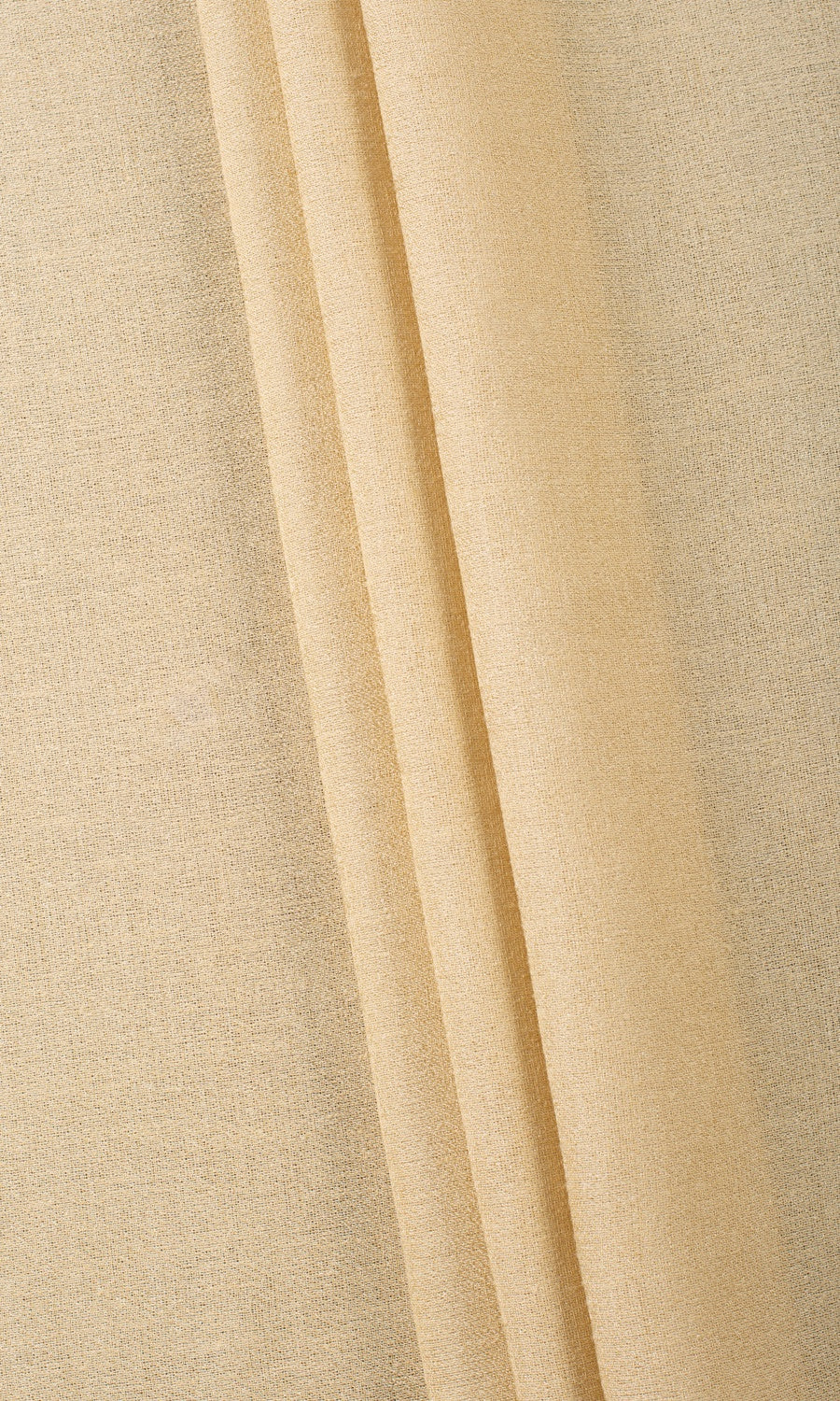 Sheer Window Treatments Fabric By the Yard (Macaroon Beige/ Warm Yellow)