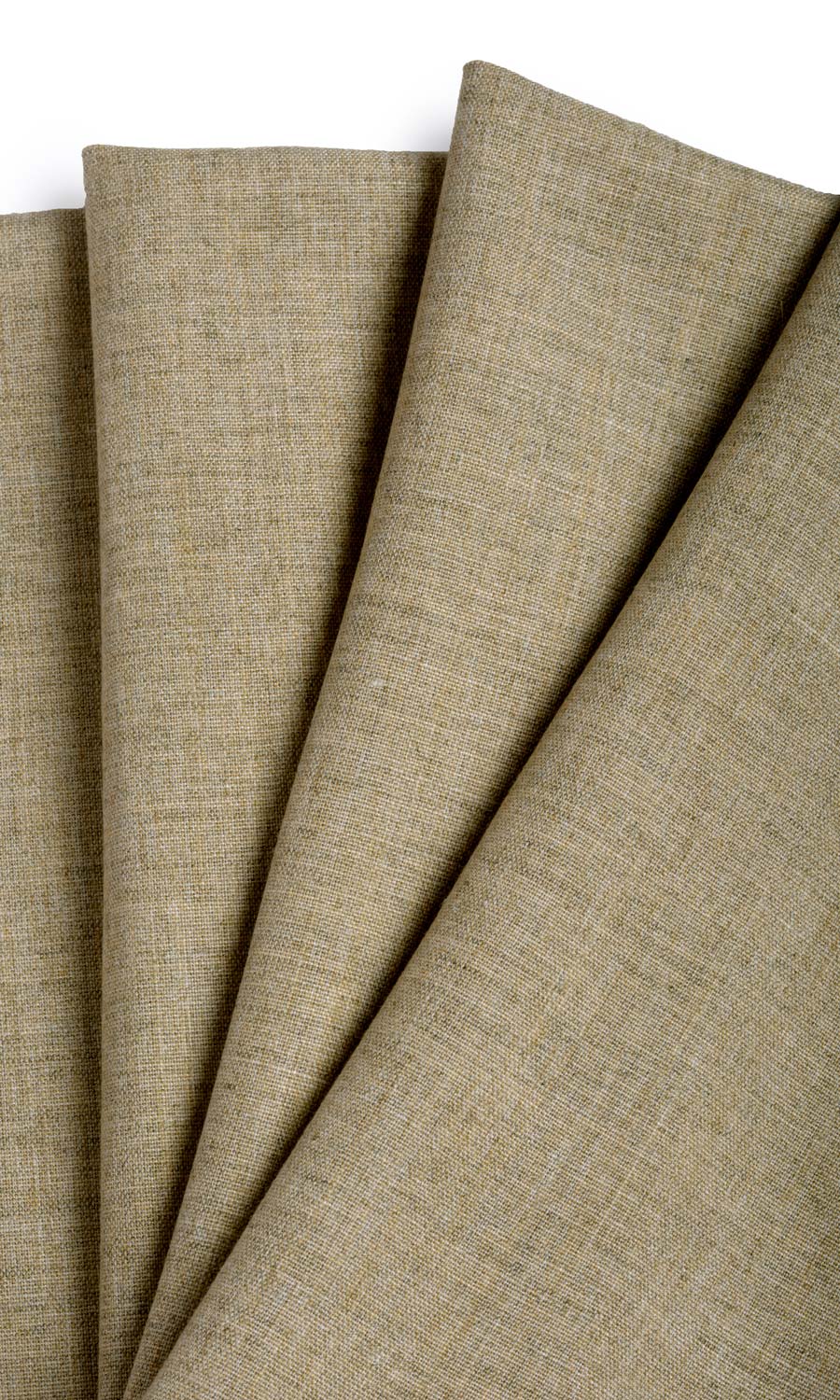 Linen Texture Window Treatments Fabric By the Yard (Taupe/ Brown)