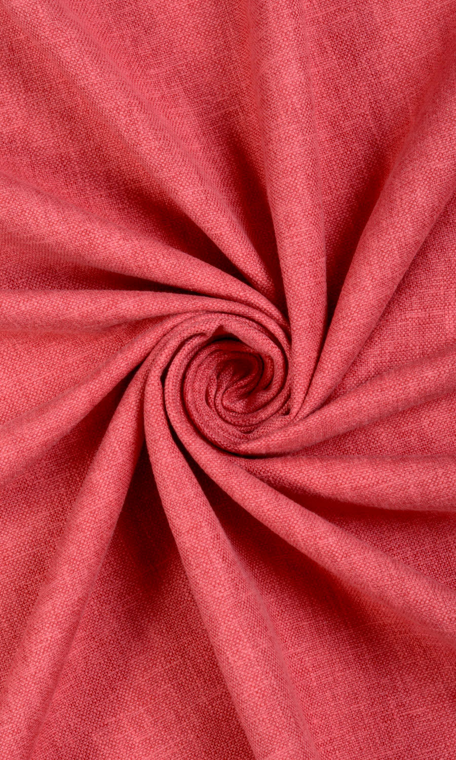 Linen-Blend Home Décor Fabric By the Yard (Red)