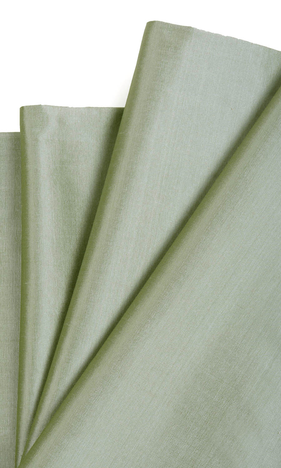 Shantung Silk Fabric Material By the Yard (Celadon Green)