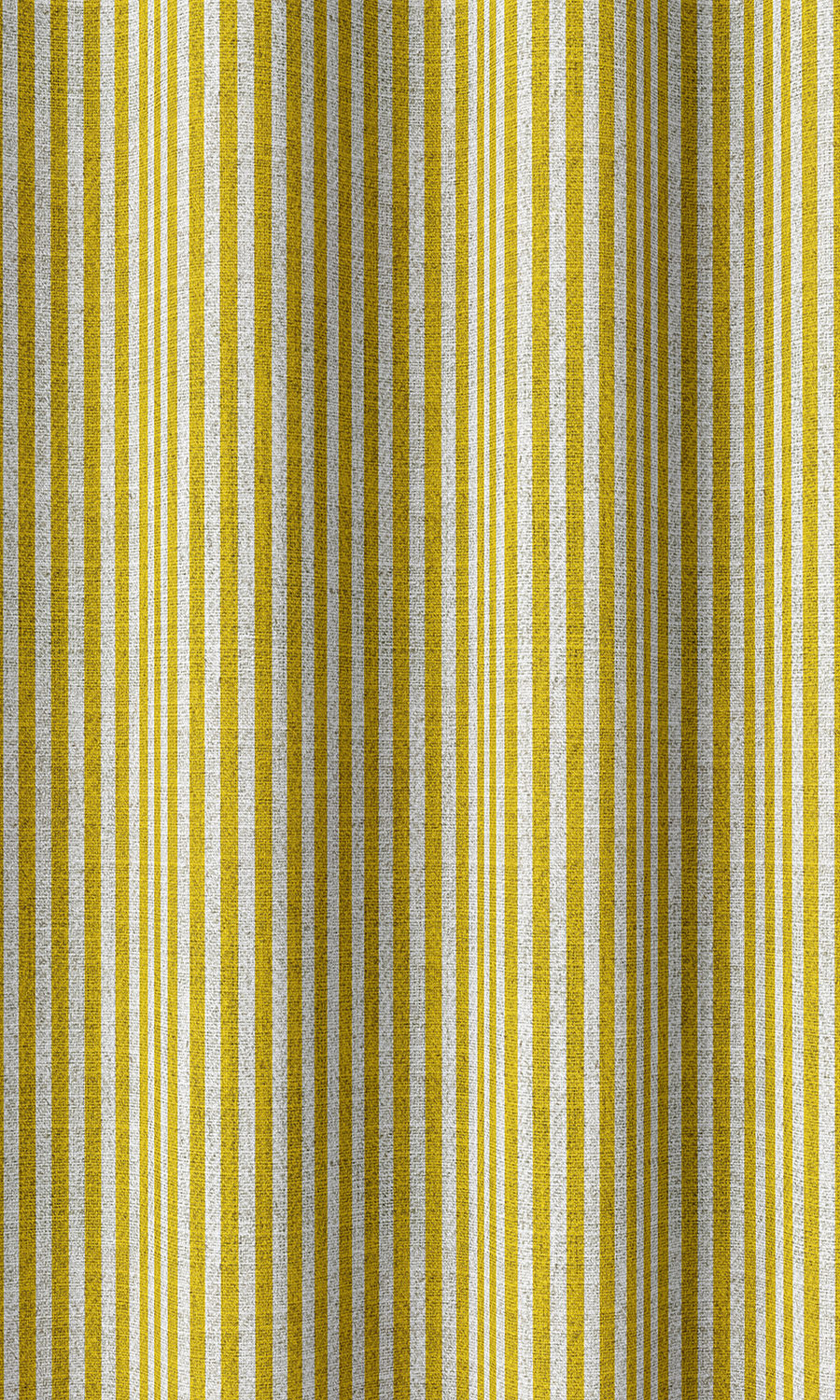 Striped Home Décor Fabric By the Yard (Yellow)