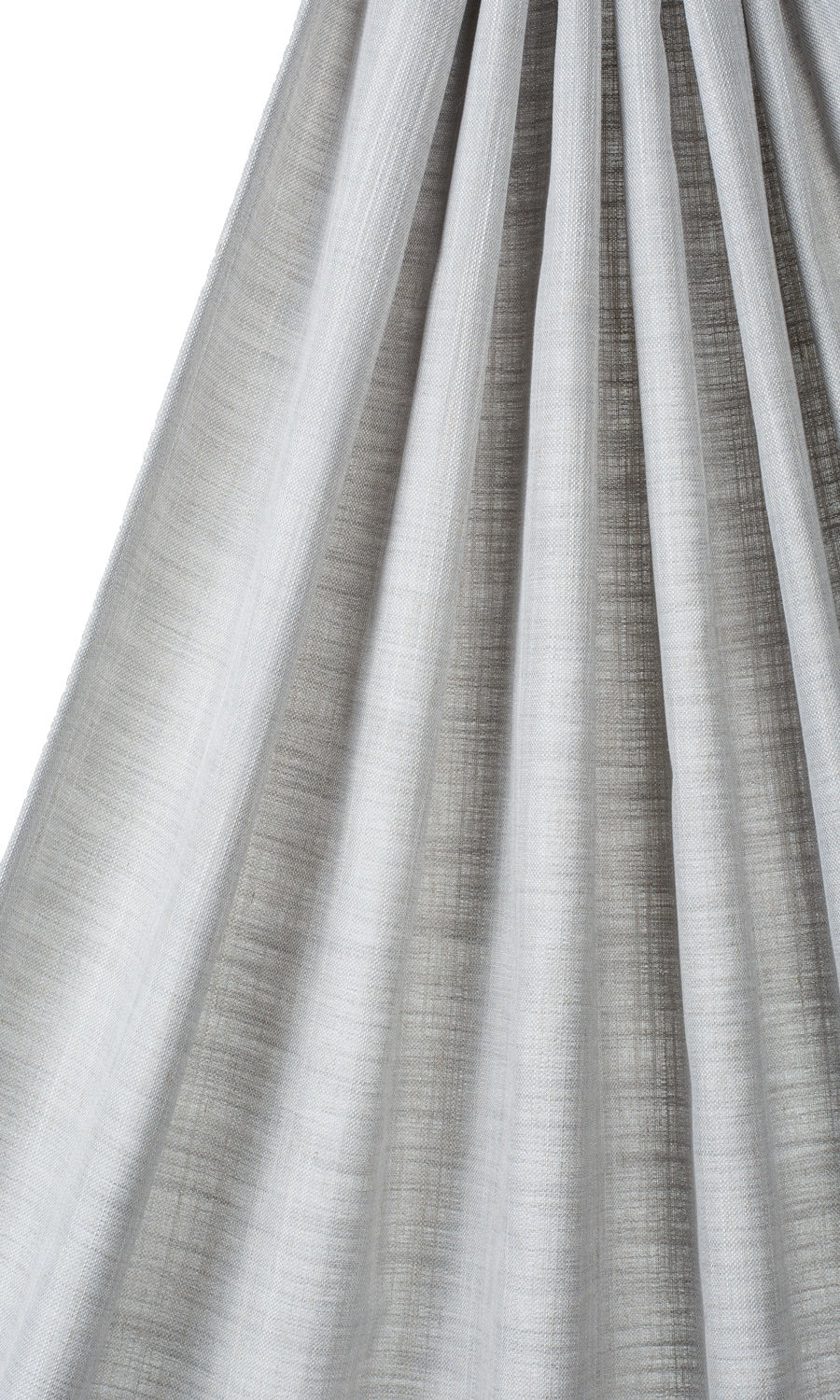 Plain Linen-Blend Home Textile Fabric Material Sample (Gray)
