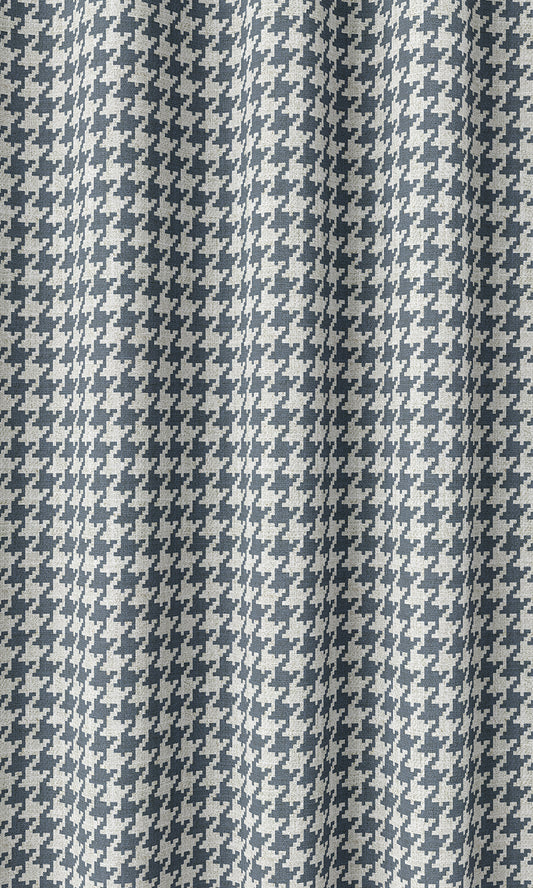 Houndstooth Shades (Petrol Blue/ White)