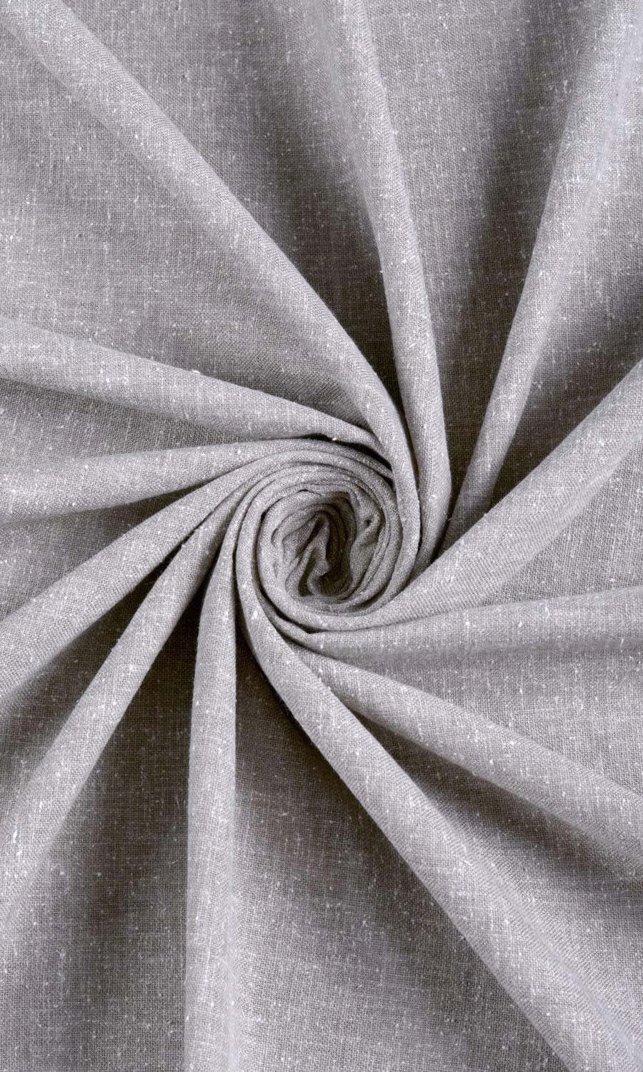 Poly-Cotton Blend Home Décor Fabric By the Yard (Steel Grey)