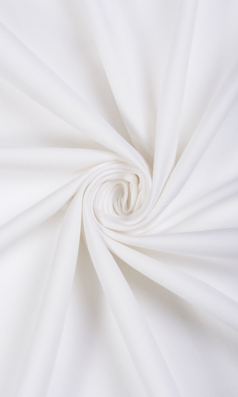 Solid Textured Home Décor Fabric By the Yard (White)