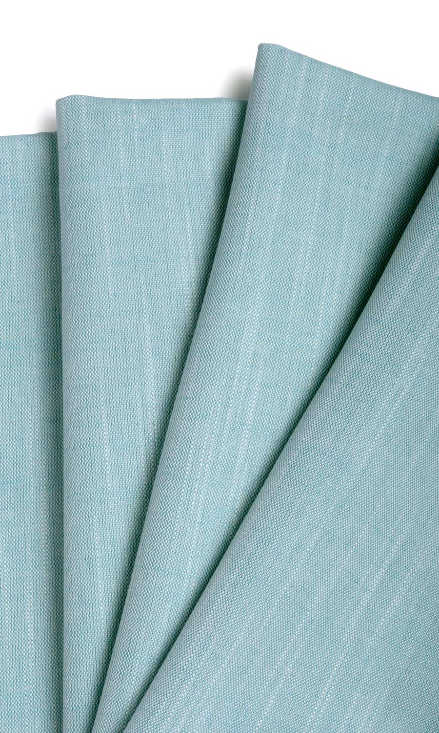 Linen Texture Window Treatments Fabric By the Yard (Sky Blue)