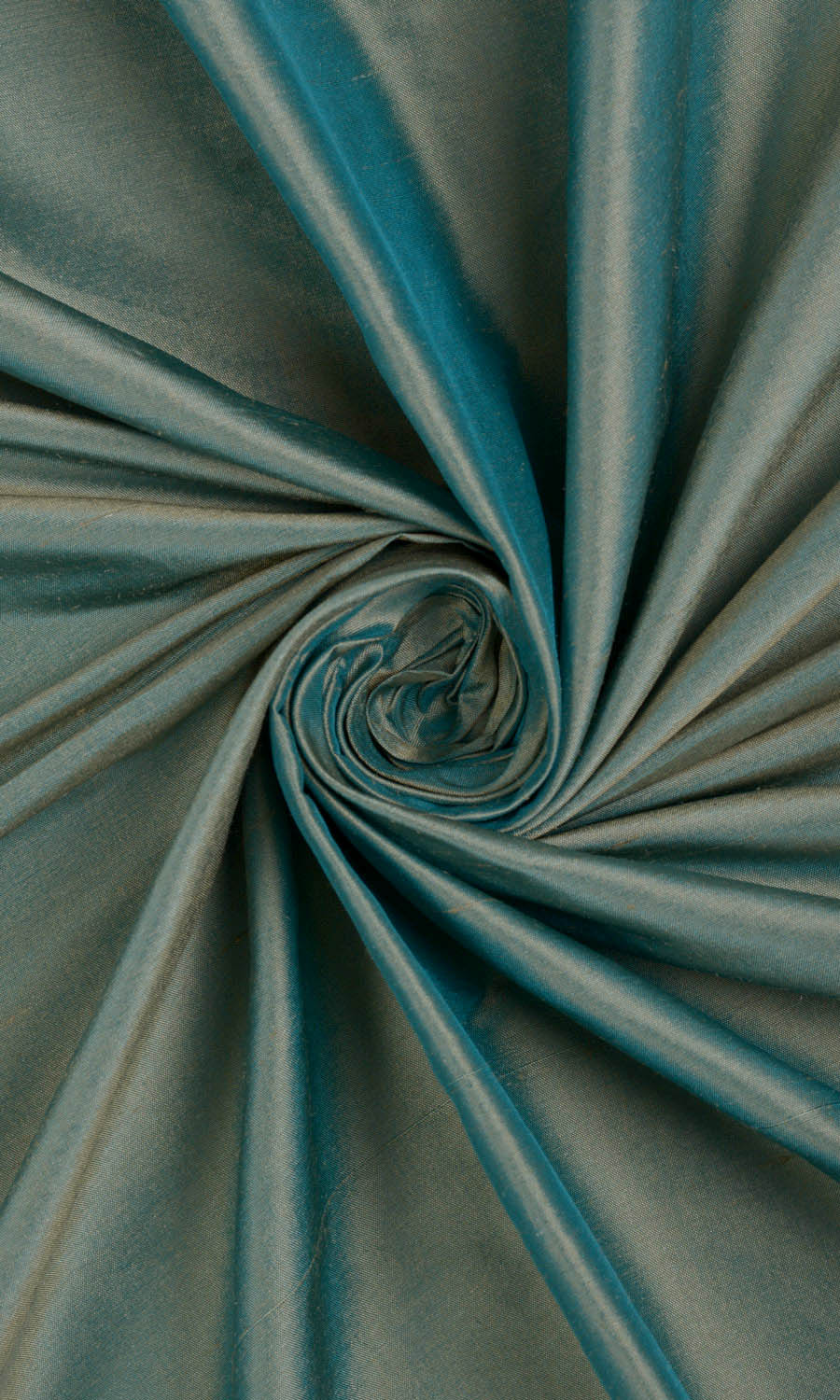 Shantung Silk Home Décor Fabric By the Yard (Turquoise Blue)