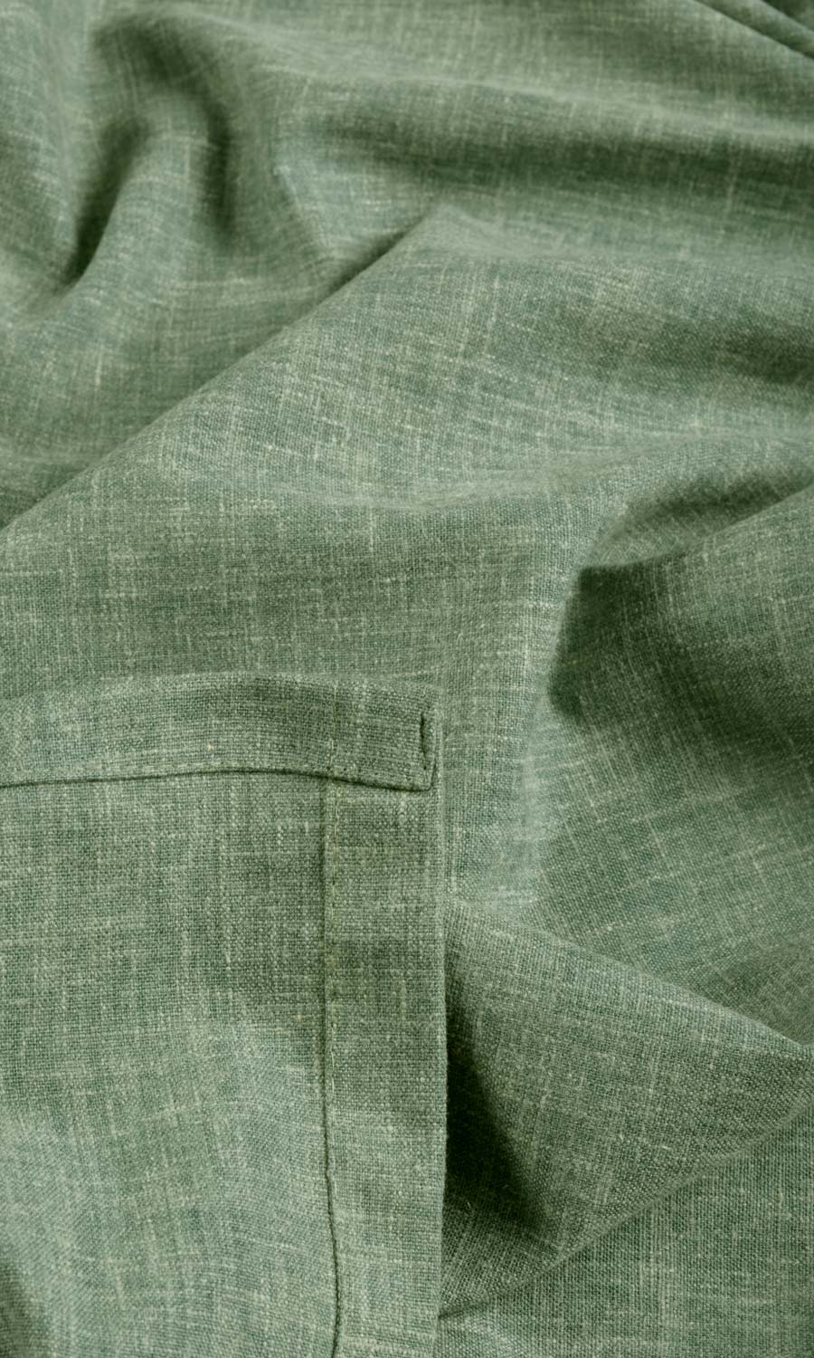 Poly-Cotton Blend Fabric By the Yard for Curtains & Drapes (Jade)