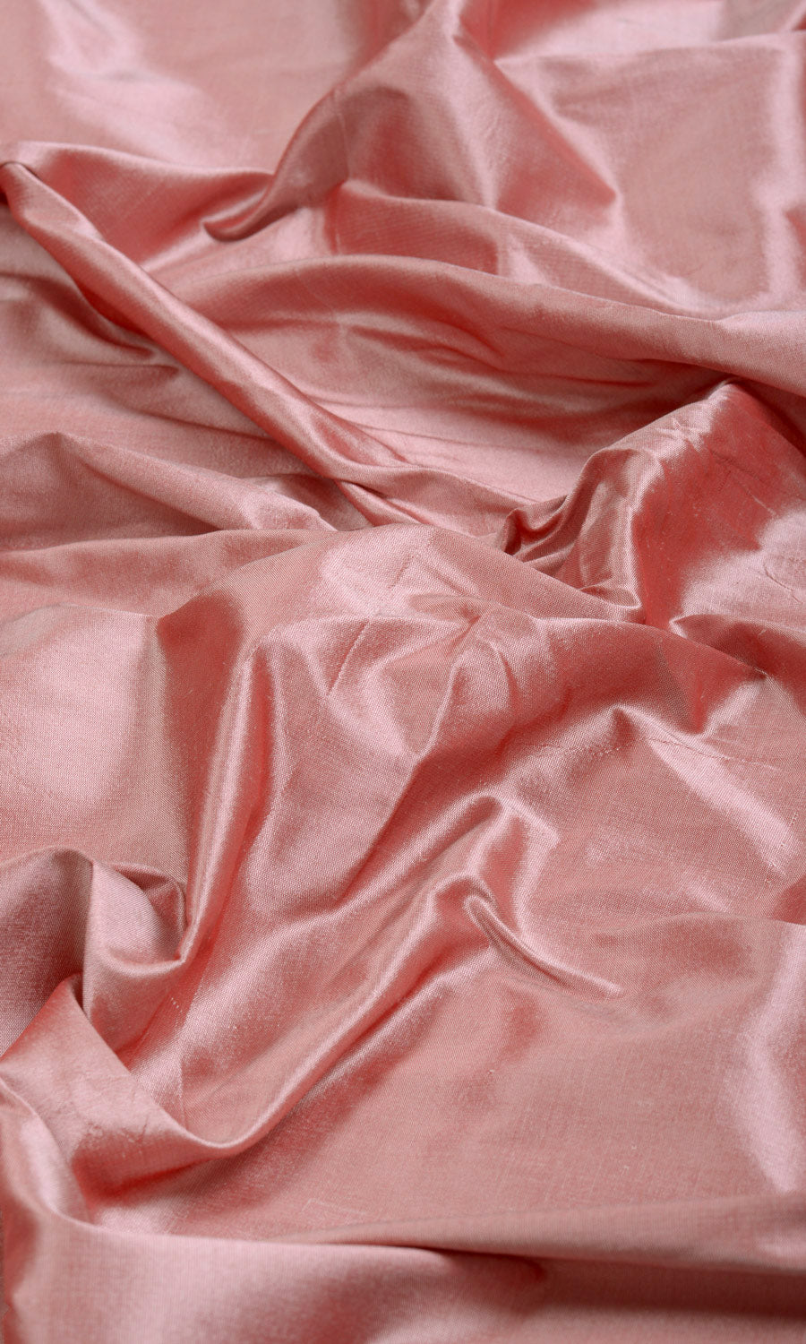 Shantung Silk Home Textile Fabric Material By the Yard (Blush Pink/ Red)