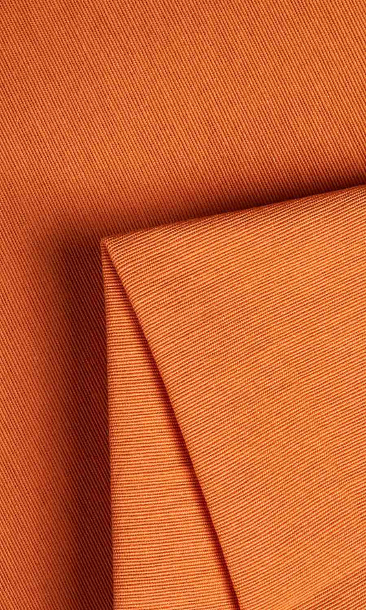 Cotton Home Décor Fabric By the Yard (Muted Orange)