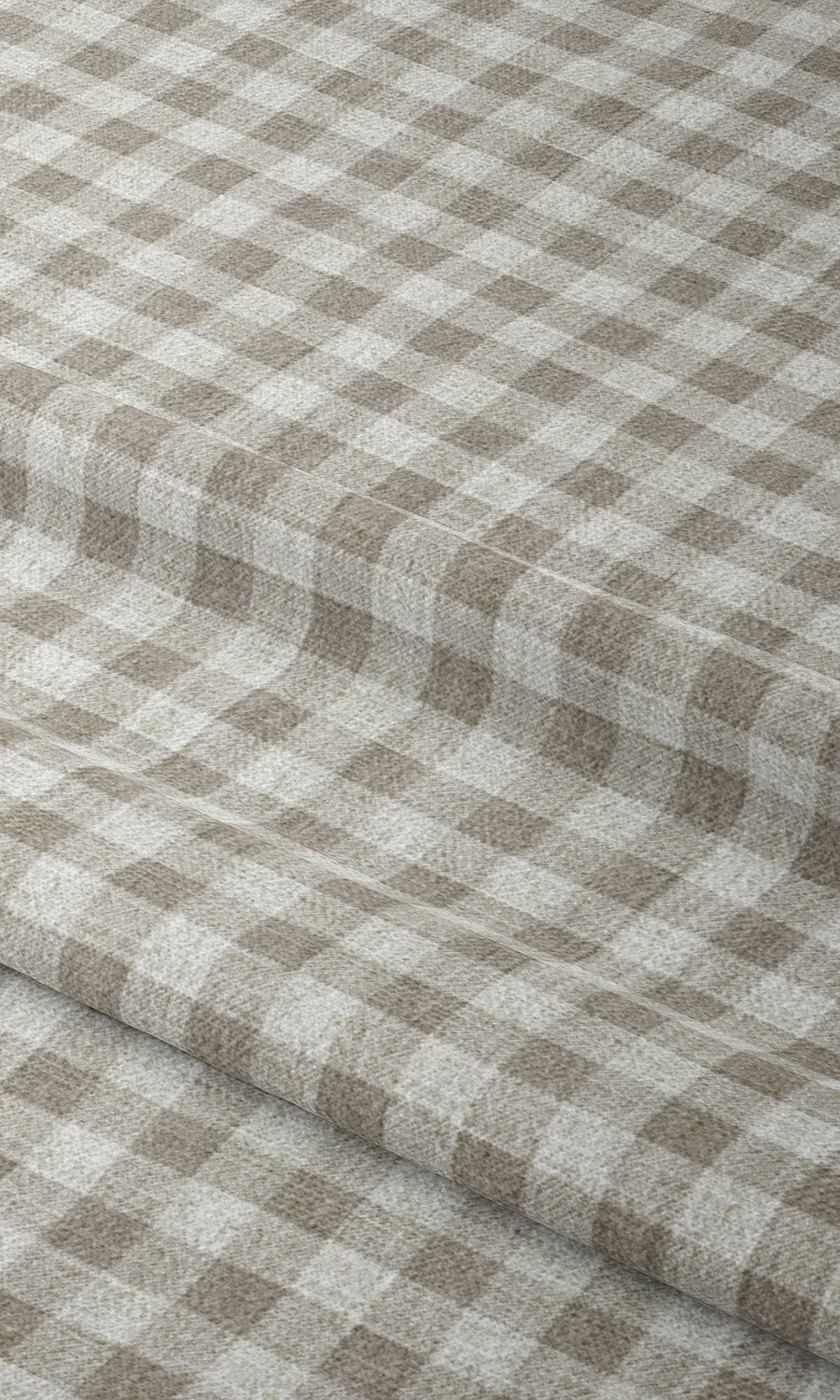 Check Patterned Window Treatments Fabric By the Yard (Grey/ White)