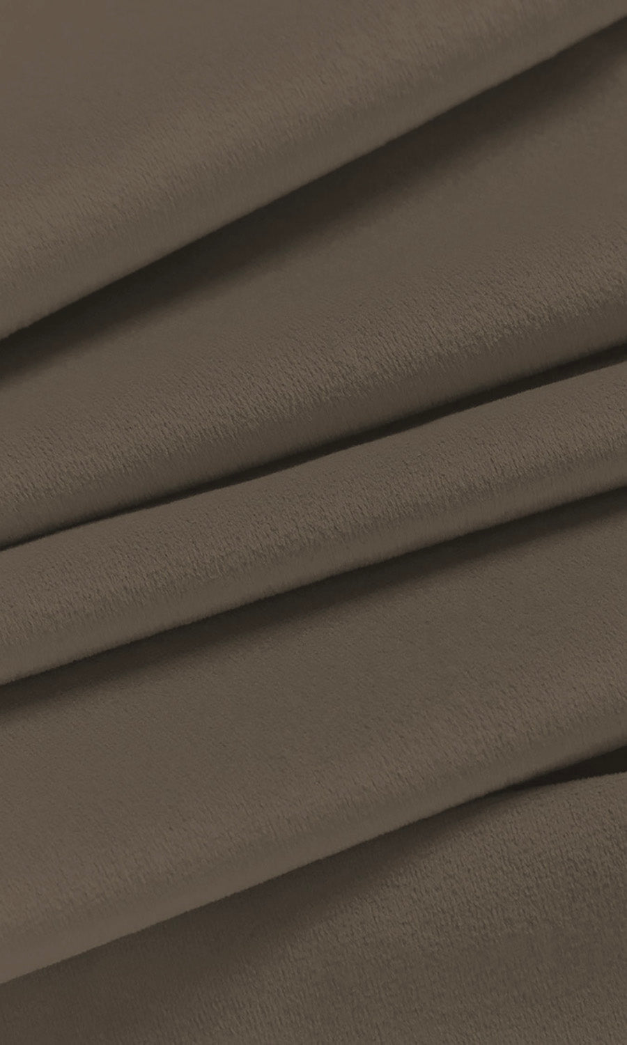 Velvet Home Décor Fabric Sample (Mocha Brown)