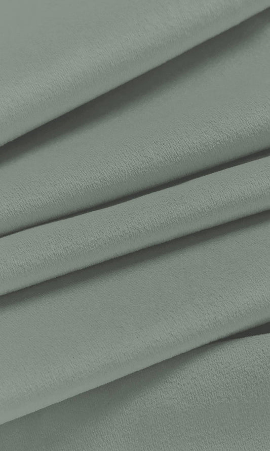 Velvet Blinds (Soft Green-Gray)