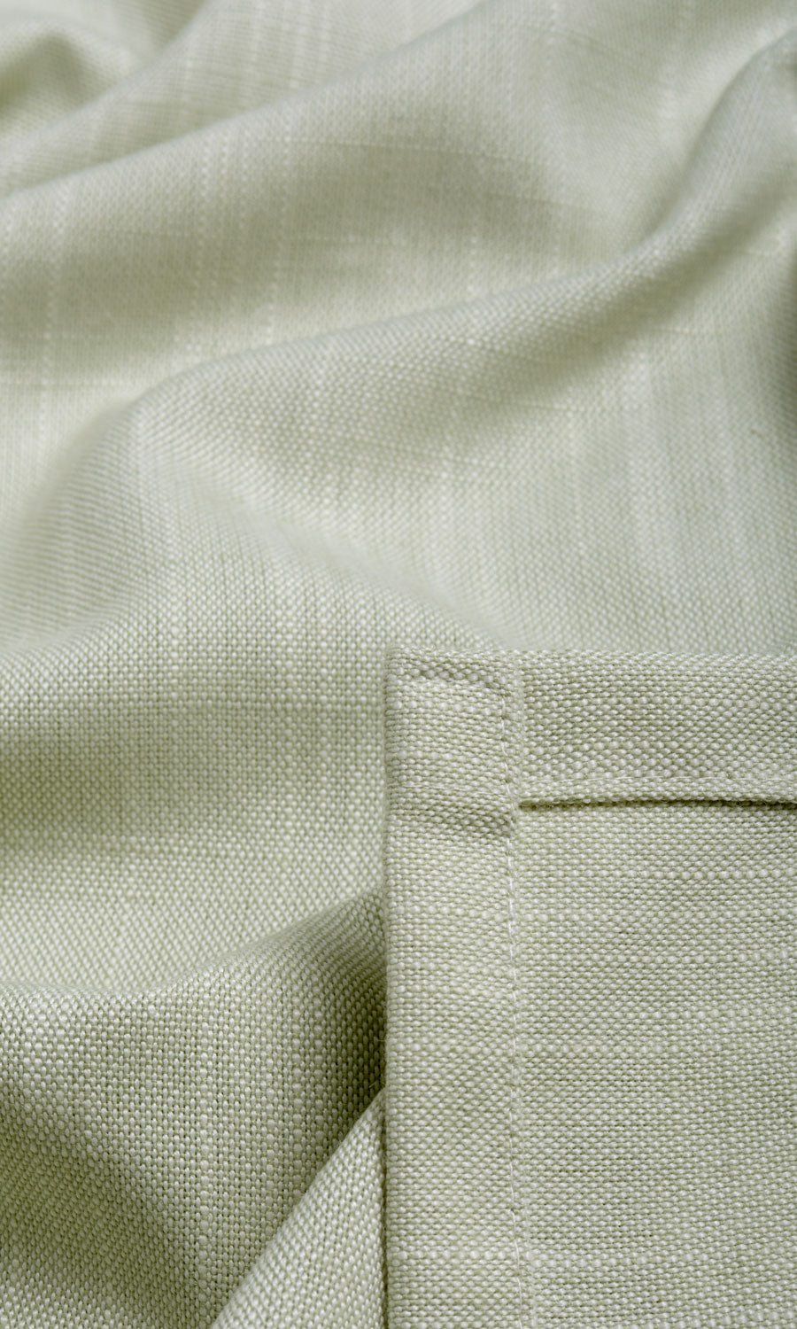 Plain Linen Texture Fabric Material By the Yard (Mint Green)