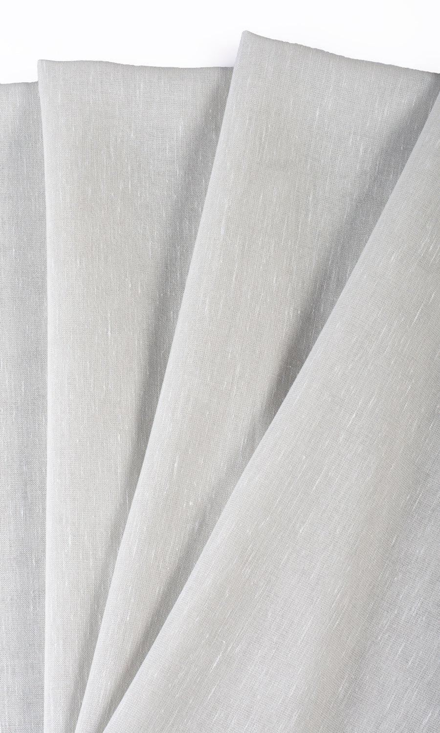 Plain Sheer Fabric Material By the Yard (Warm Gray)