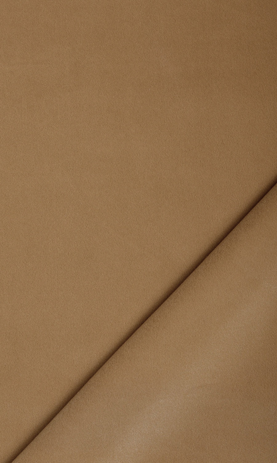 Velvet Home Textile Fabric Material Sample (Burnt Orange/ Brown)