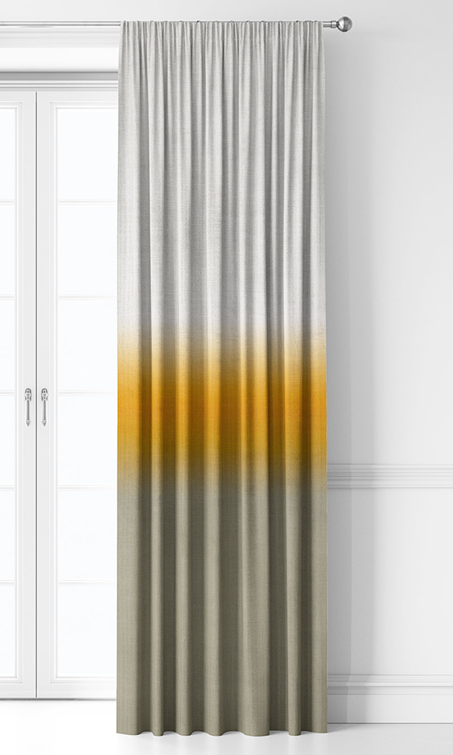 3-Tone Ombre Home Décor Fabric By the Yard (Yellow/ Beige)