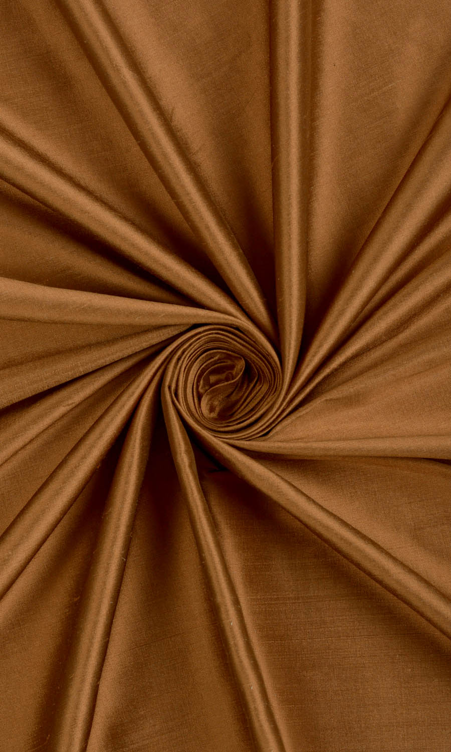 Shantung Silk Home Décor Fabric By the Yard (Bronzy Orange)