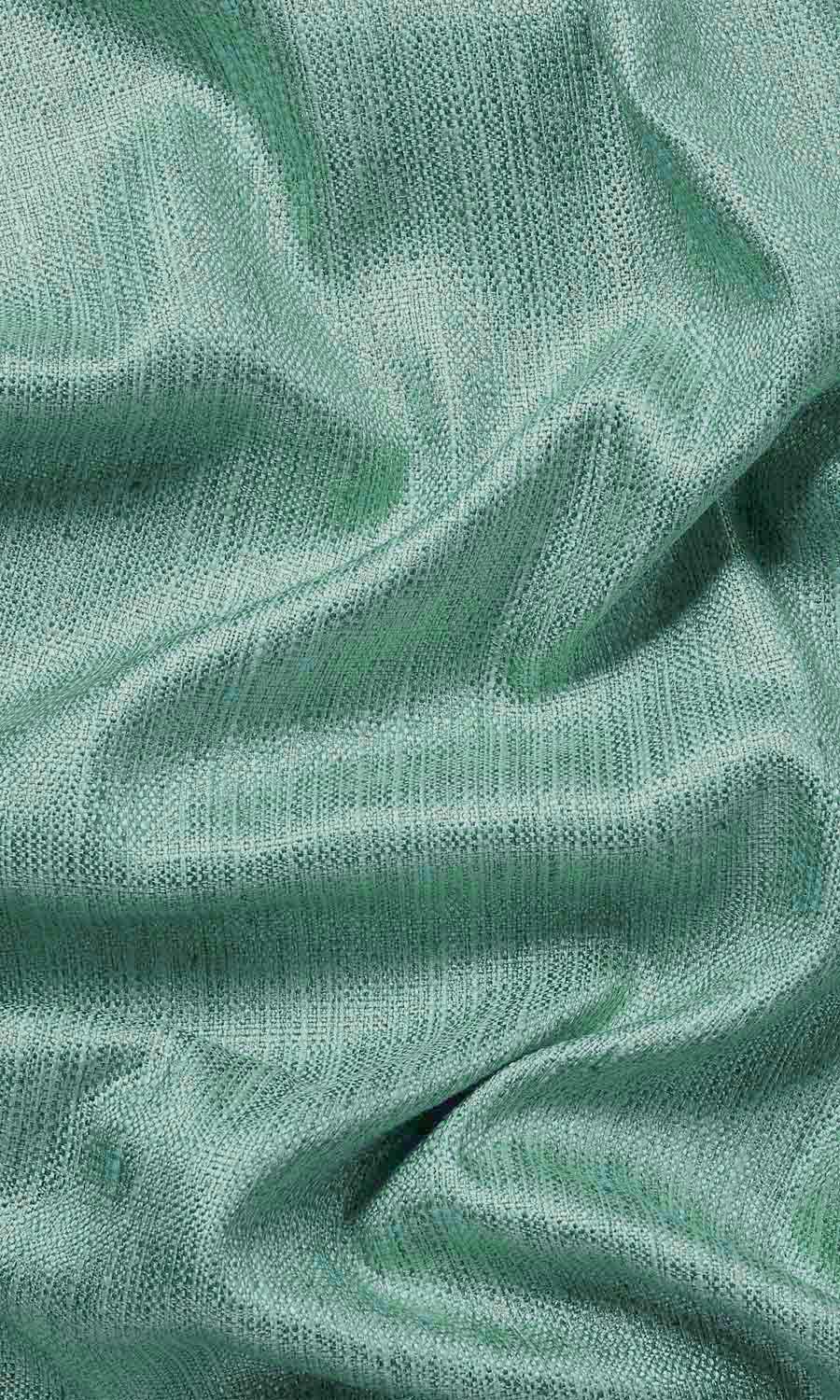 Faux Silk Home Textile Fabric Material By the Yard (Sea Green)