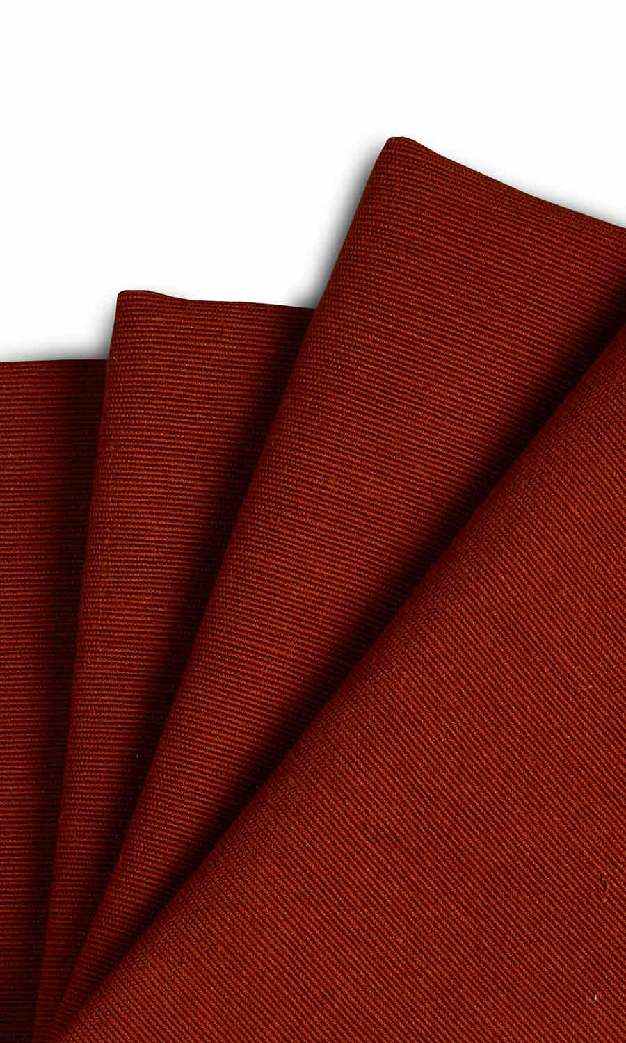 Cotton Window Treatments Fabric By the Yard (Copper Orange)