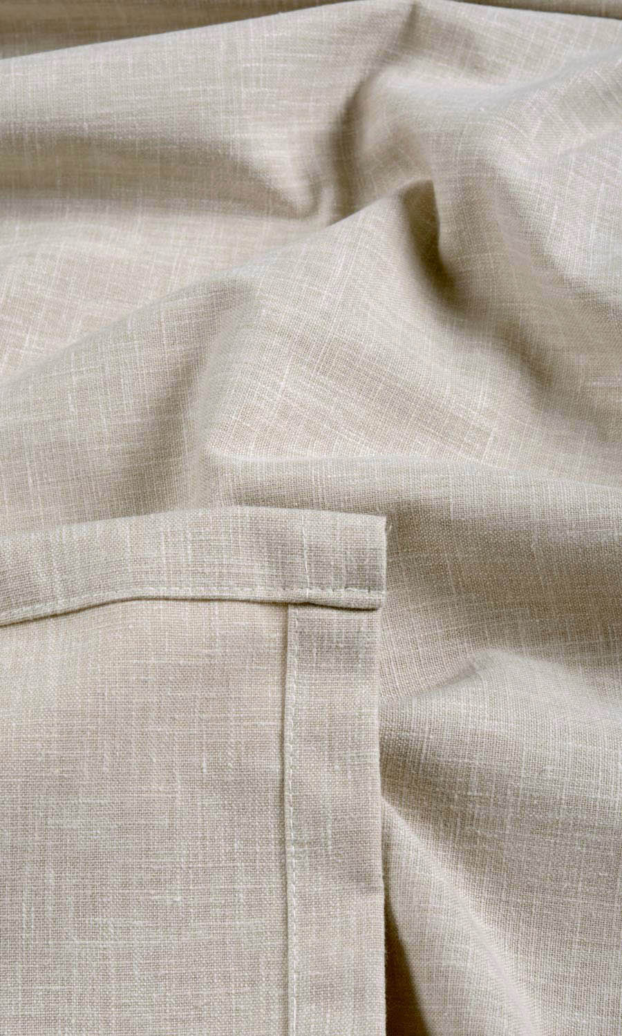 Poly-Cotton Blend Fabric Material By the Yard (Pale Grey-Beige)