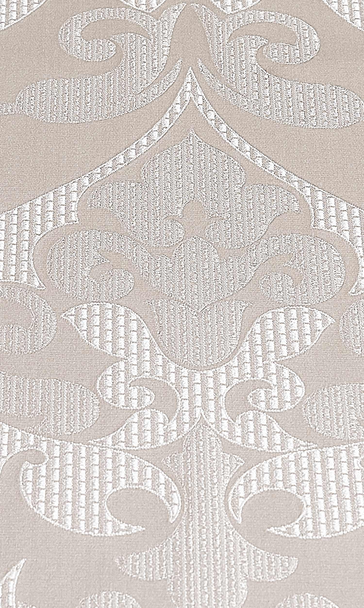 Self Patterned Home Textile Fabric Material Sample (Pale Beige/ Cream)