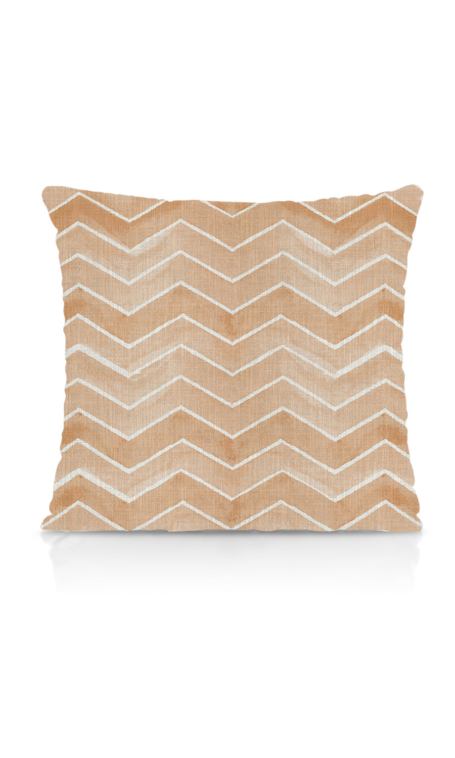 Chevron Print Home Textile Fabric Material By the Metre (Orange/ Brown)