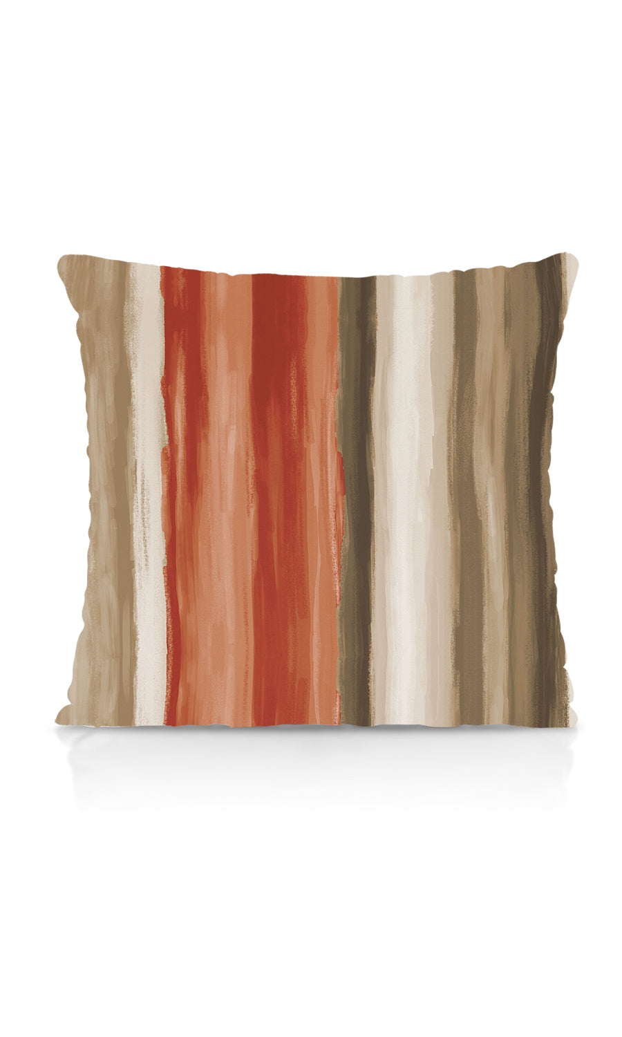 Room Darkening Striped Free Fabric Material Sample (Red/ Brown)