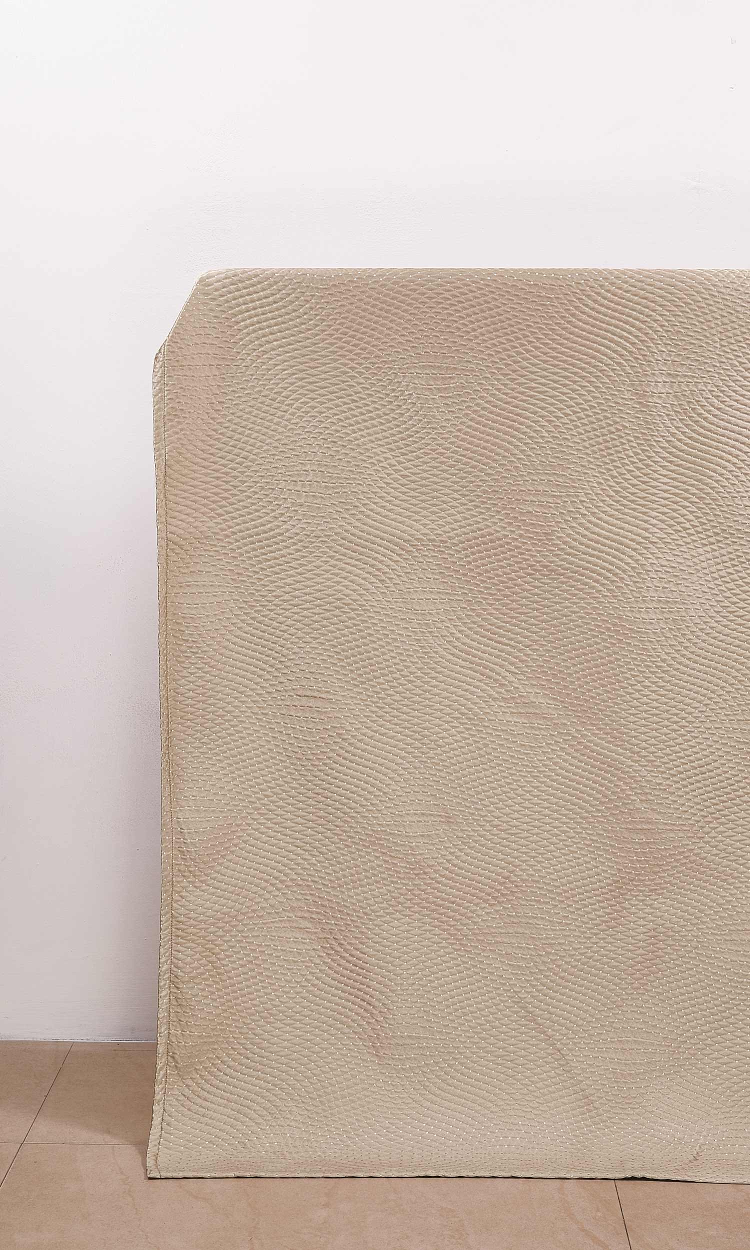 Silk-Blend Window Treatments Fabric By the Yard (Caramel Brown)