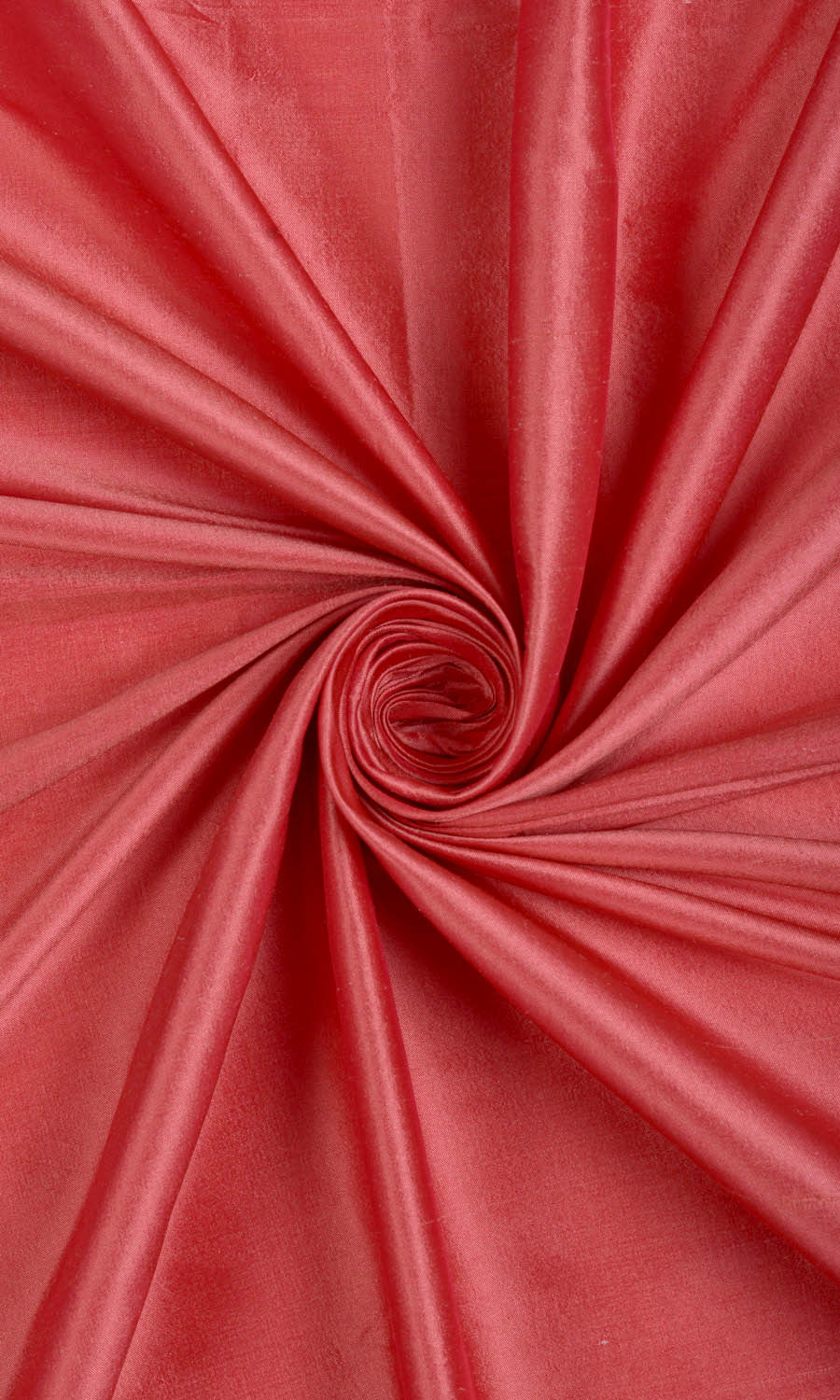 Shantung Silk Home Décor Fabric By the Yard (Pink Punch)