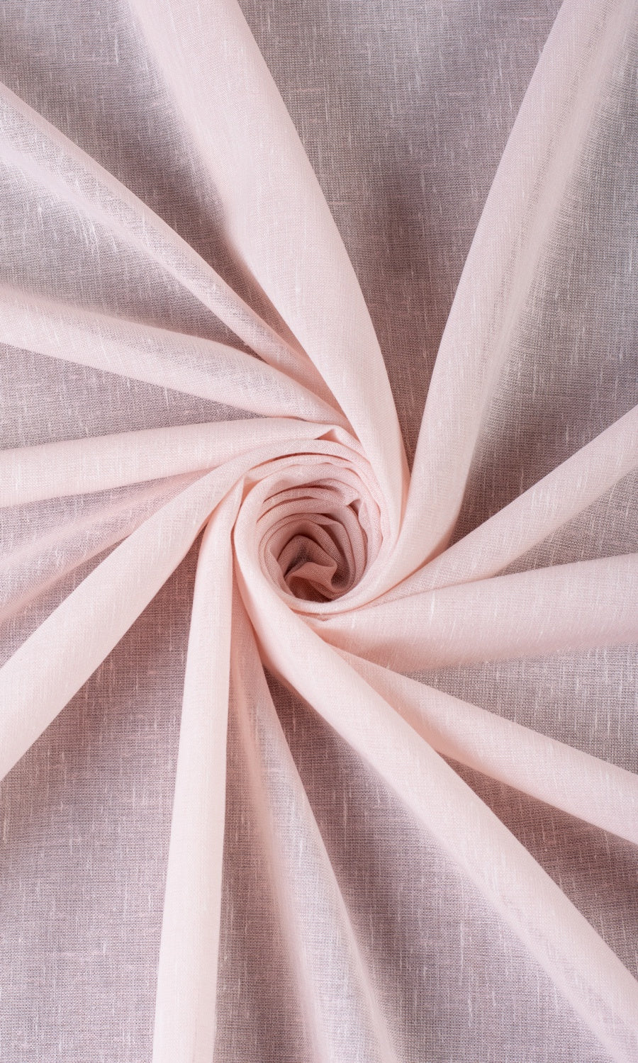 Plain Sheer Home Textile Fabric Material Sample (Powder Pink)