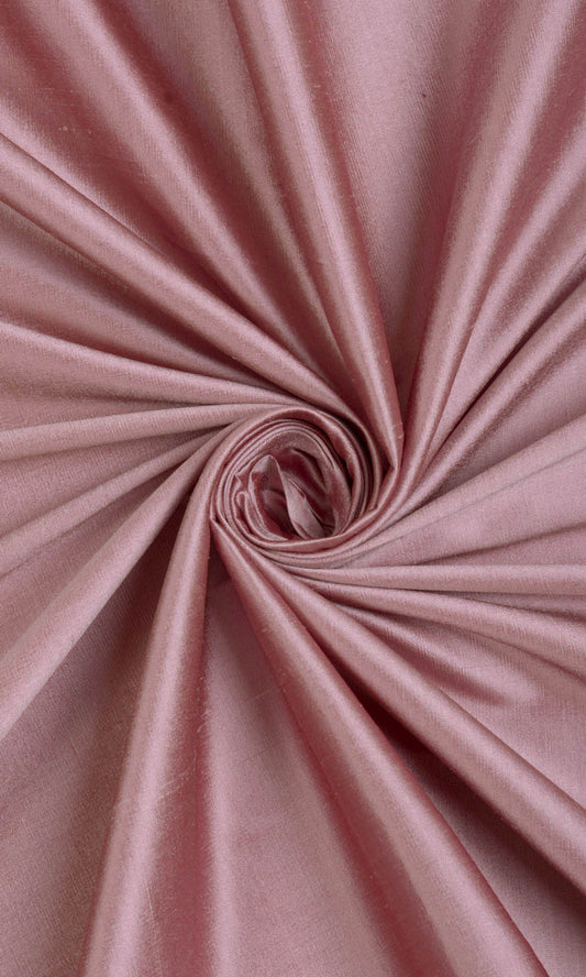 Shantung Silk Roman Blinds (Pink)