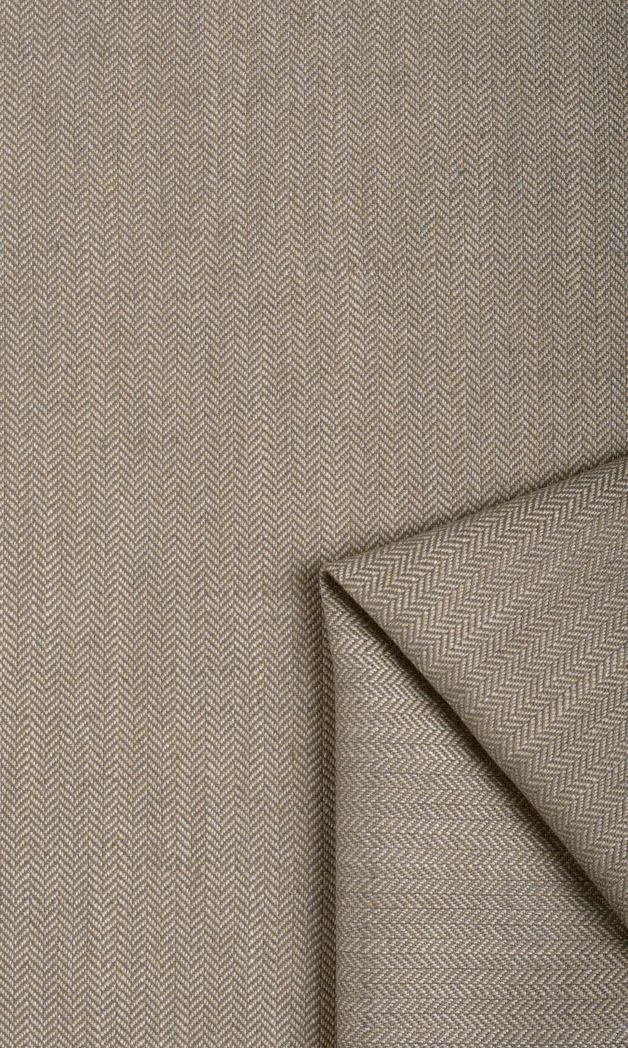 Herringbone Textured Fabric Material By the Yard (Mocha Brown)