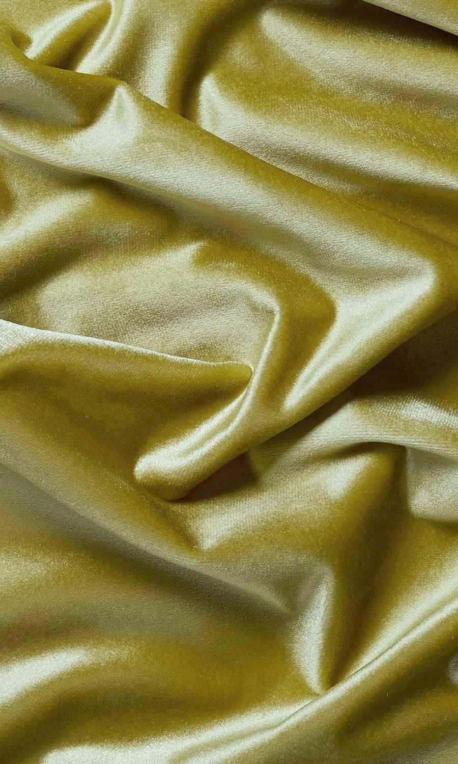 Velvet Window Treatments Fabric By the Yard (Green)