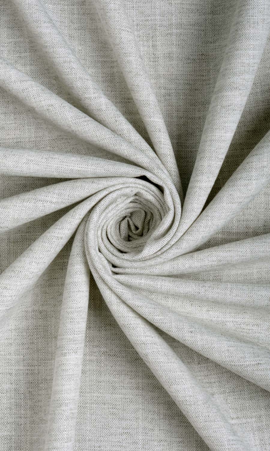 Plain Linen Textured Home Décor Fabric By the Yard (Smoke White)