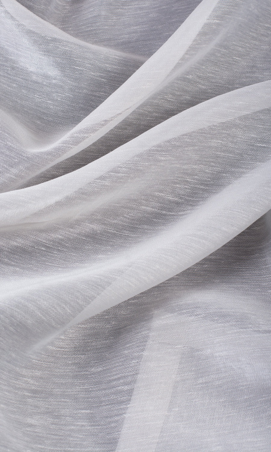 Plain Sheer Window Treatments Fabric By the Yard (Light Grey)
