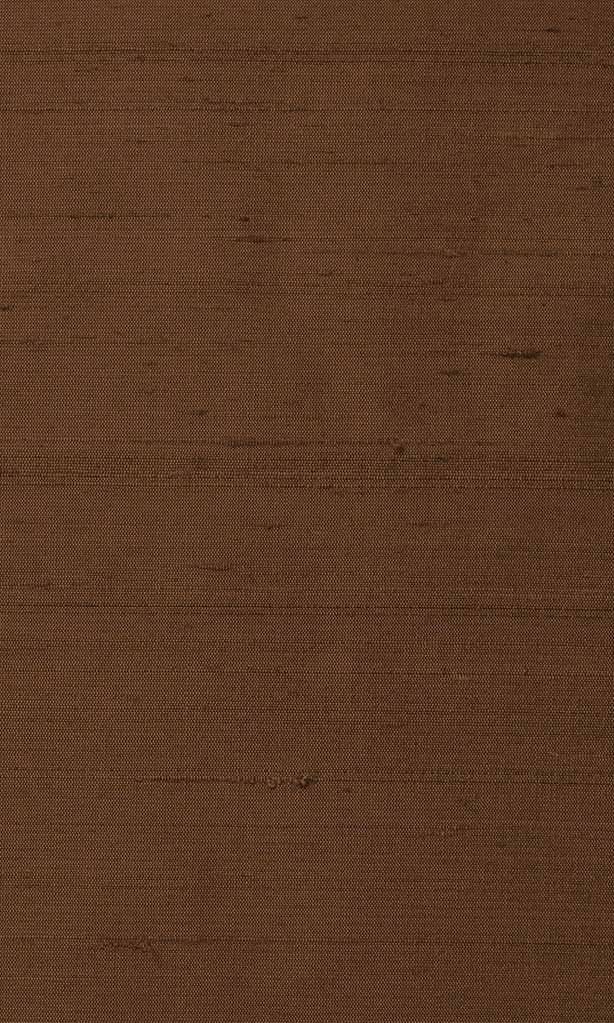 Dupioni Silk Home Textile Fabric Material Sample (Brown)