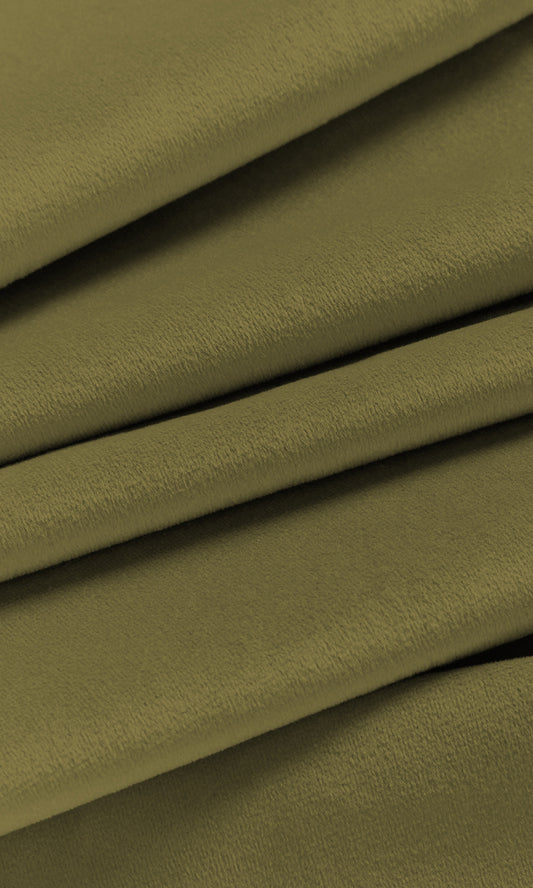 Velvet Fabric Blinds (Green)