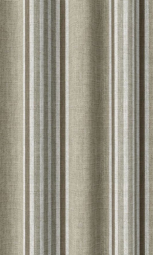 Striped Blinds (Sand Beige/ Peanut Brown)