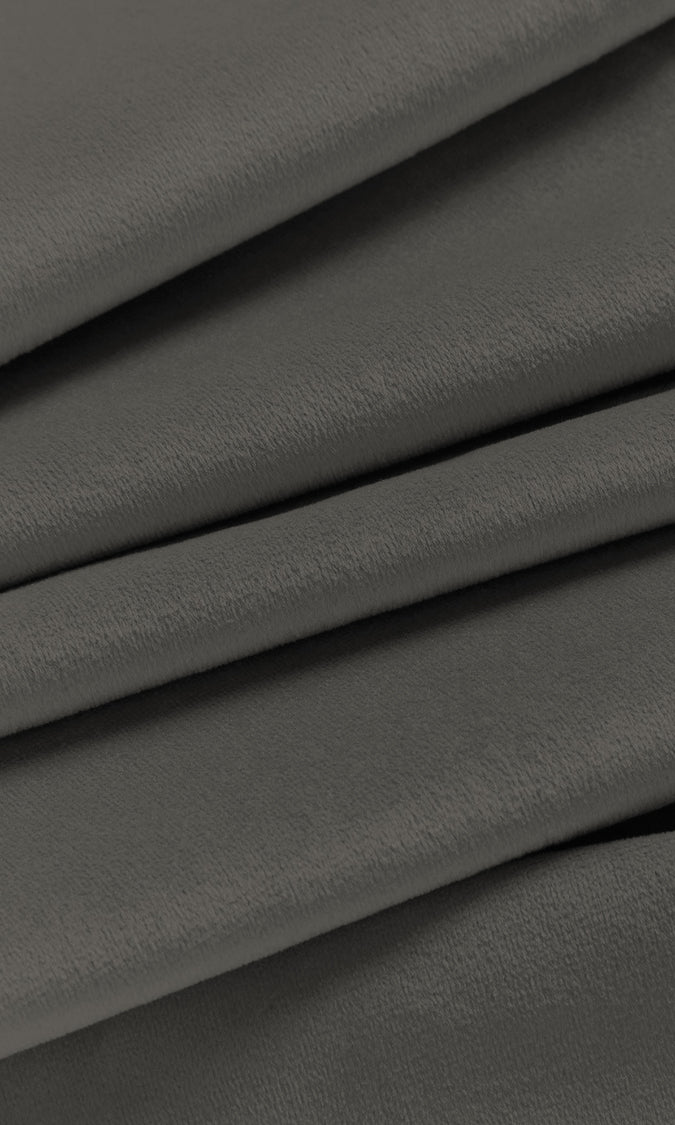 Velvet Home Décor Fabric Sample (Grey)