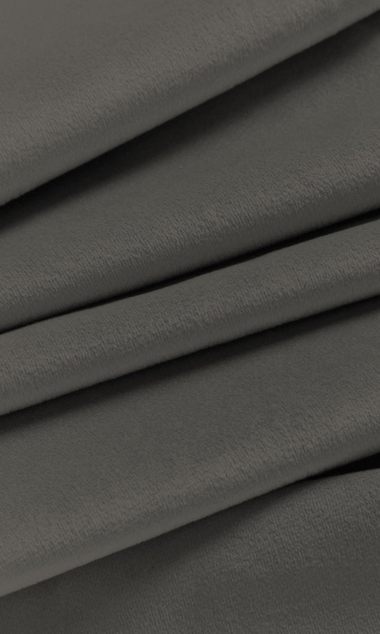 Velvet Home Décor Fabric By the Yard (Grey)