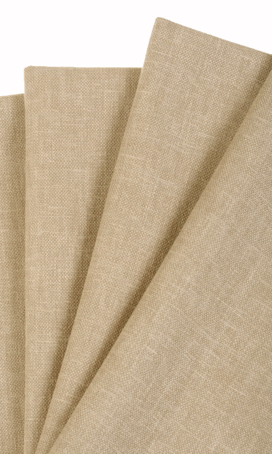 Linen Blend Home Textile Fabric Material By the Yard (Beige)