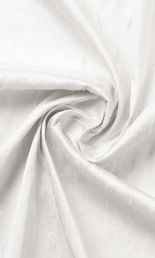 Pure Silk Roman Shades (White)